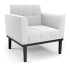 Namoradeira E Poltrona Base Madeira Fixa Pto Elisa Bouclê D03