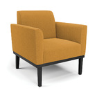 Namoradeira E Poltrona Base Madeira Preto Marisa Bouclê D03 -