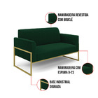 Namoradeira E Poltrona Industrial Alta Dourado Marisa Bouclê