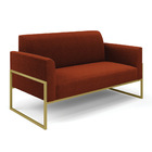 Namoradeira E Poltrona Industrial Alta Dourado Marisa Bouclê