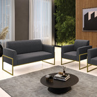 Namoradeira E Poltrona Industrial Alta Dourado Marisa Bouclê