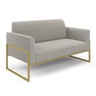 Namoradeira E Poltrona Industrial Alta Dourado Marisa Bouclê