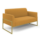 Namoradeira E Poltrona Industrial Alta Dourado Marisa Bouclê