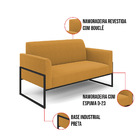 Namoradeira E Poltrona Industrial Alta Preto Marisa Bouclê D0