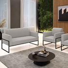 Namoradeira E Poltrona Industrial Alta Preto Marisa Bouclê D0