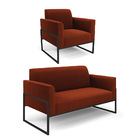 Namoradeira E Poltrona Industrial Alta Preto Marisa Bouclê Te