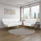 Namoradeira E Poltrona Industrial Dour Anitta Sintético Pu Br