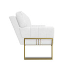 Namoradeira E Poltrona Industrial Dour Anitta Sintético Pu Br