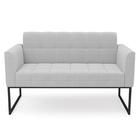 Namoradeira E Poltrona Industrial Preto Ana Boucle Cinza - Ib