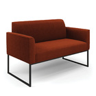 Namoradeira E Poltrona Industrial Preto Marisa Bouclê D03 - D