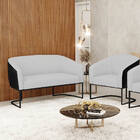 Namoradeira E Poltrona Industrial Preto Stella Pto/linho D03