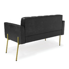 Namoradeira E Poltrona Pé De Ferro Dourado Elisa Corano D03 -