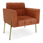 Namoradeira E Poltrona Pé De Ferro Dourado Elisa Corano D03 -