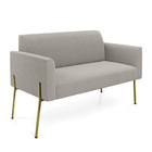 Namoradeira E Poltrona Pé Ferro Dourado Marisa Bouclê D03 - D