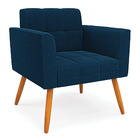 Namoradeira E Poltrona Pé Palito Castanho Elisa Bouclê D03 -