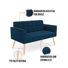 Namoradeira E Poltrona Pé Palito Natural Elisa Bouclê D03 - D