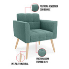 Namoradeira E Poltrona Pé Palito Natural Elisa Bouclê D03 - D