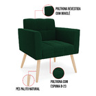 Namoradeira E Poltrona Pé Palito Natural Elisa Bouclê D03 - D