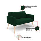 Namoradeira E Poltrona Pé Palito Natural Marisa Bouclê D03 -