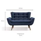 Namoradeira Formosa Azul Marinho