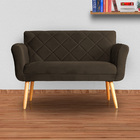 Namoradeira Isabela 02 Lugares Veludo Cores - Ds Estofados -