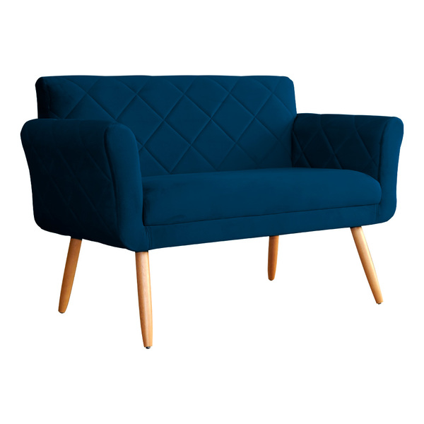 Namoradeira Isabela 02 Lugares Veludo Cores - Ds Estofados -