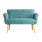 Namoradeira Isabela 02 Lugares Veludo Cores - Ds Estofados -