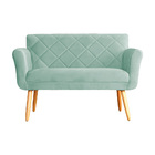 Namoradeira Isabela 02 Lugares Veludo Cores - Ds Estofados -