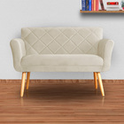 Namoradeira Isabela 02 Lugares Veludo Cores - Ds Estofados -