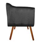 Namoradeira Julia 2 Lugares Preto Pés Palito Castanho