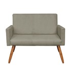 Namoradeira Larissa Suede Pés Palito Castanho M11 - D'rossi -