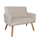 Namoradeira Larissa Suede Pés Palito Castanho M11 - D'rossi -