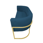 Namoradeira Luana Suede Azul Royal - Vallisa Decor