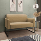 Namoradeira Marisa Linho Palha Base Industrial Preto Tana Dec