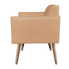 Namoradeira Marisa Suede Caramelo Sisal