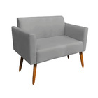 Namoradeira Marisa Suede Grafite Pés Palito Bnn Decor