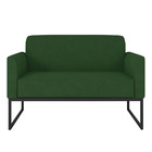 Namoradeira Marisa Suede Verde Base Industrial Preta Tana Dec