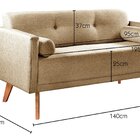 Namoradeira Moderna Decoração Sala, Varanda, Recepção Luma Ma