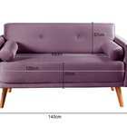 Namoradeira Moderna Decoração Sala, Varanda, Recepção Luma Ro