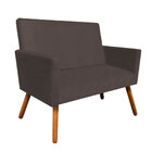 Namoradeira Nina Premium Suede Marrom