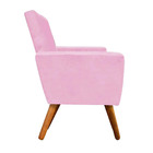 Namoradeira Nina Premium Suede Rosa