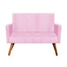 Namoradeira Nina Premium Suede Rosa
