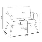 Namoradeira Nina Suede Pés Palito Castanho M11 - D'rossi - Ro