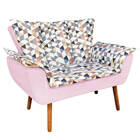 Namoradeira Opala Composê D87 Com Suede Pés Palito - D'rossi