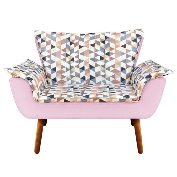 Namoradeira Opala Composê D87 Com Suede Pés Palito - D'rossi