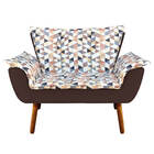 Namoradeira Opala Composê D87 Com Suede Pés Palito - D'rossi