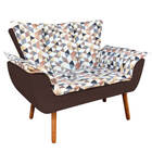 Namoradeira Opala Composê D87 Com Suede Pés Palito - D'rossi