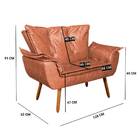 Namoradeira Opala Corino Glow Nozes Pés Palito Bnn Decor