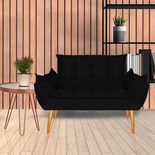 Namoradeira Opala De Luxo Preto Visammer