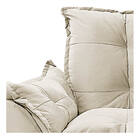 Namoradeira Opala Pés Palito Corano - Amarena Móveis - Bege